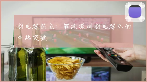 羽毛球热点：解读深圳羽毛球队的中路突破_1